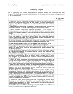Screening-Fragebogen
