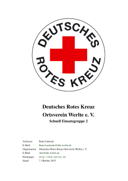 Deutsches Rotes Kreuz Ortsverein Werlte e. V.