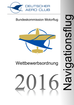 Deutsch 2016 - Deutsche Meisterschaft im Navigationsflug 2016