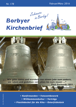 Borbyer Kirchenbrief - e+h internet dienste