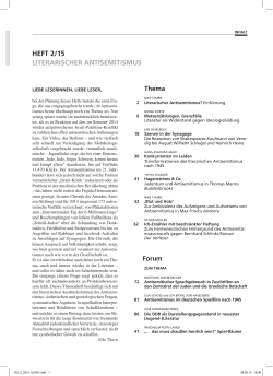 heft 2/15 literarischer antisemitismus