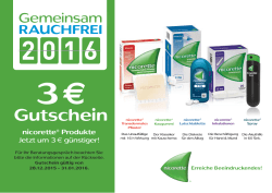Gutschein - Nicorette&reg;.at