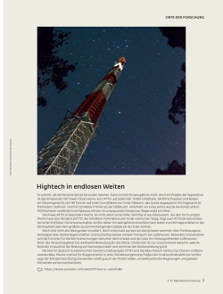 Hightech in endlosen Weiten - Max-Planck