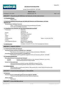 EG-Sicherheitsdatenblatt