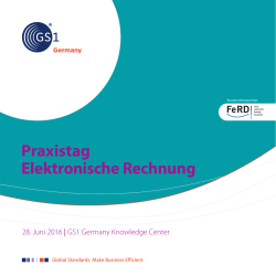 Praxistag Elektronische Rechnung