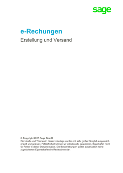 e-Rechungen - Sage Software