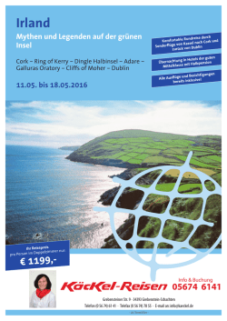 Irland - K&auml;ckel Reisen
