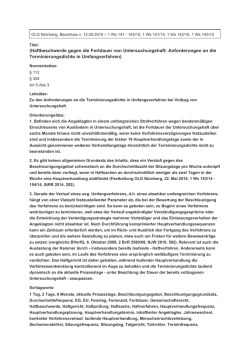 Haftbeschwerde gegen die Fortdauer von
