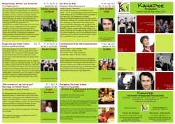 Programm - Kanapee