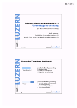 Grundlagenschulung