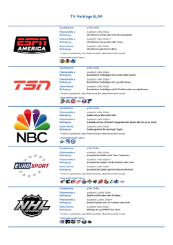 TV-Verträge SLNF