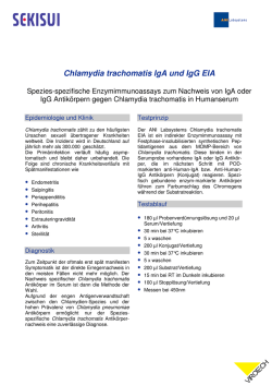 Chlamydia trachomatis IgA und IgG EIA