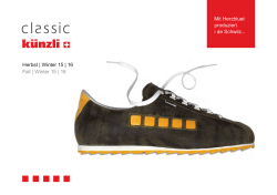 Herbst | Winter 15 | 16 Fall | Winter 15 | 16 Mit Herzbluet produziert i