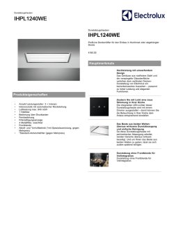 IHPL1240WE - Electrolux