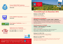 Veranstaltungen im Dezember 2015 - Weinstadt