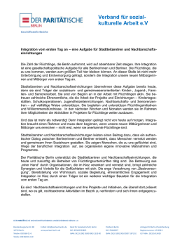 Integration vom ersten Tag an