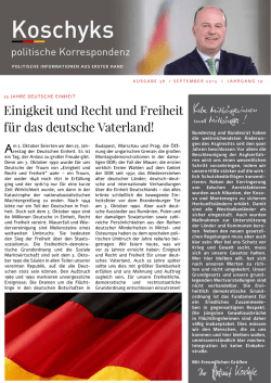 Einigkeit und Recht und Freiheit f&uuml;r das deutsche Vaterland!