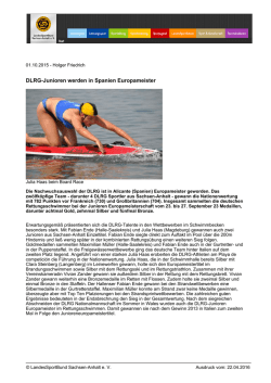 DLRG-Junioren werden in Spanien Europameister