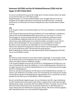 und die SG Heidetal/Ilmenau (Ü50)