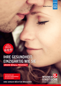 IHRE GESUNDHEIT: EINZIGARTIG WIE SIE