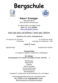 Infobrosch&uuml;re