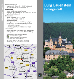 Burg Lauenstein - Bayerische Schlösserverwaltung