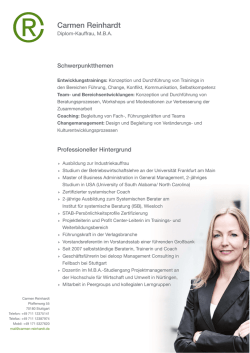 hier - Carmen Reinhardt