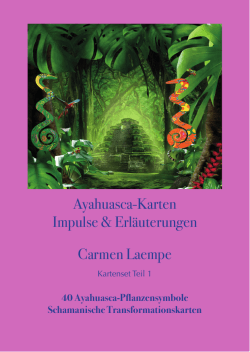 Ayahuasca-Karten Impulse & Erläuterungen Carmen Laempe