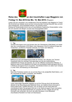 Reise des an den traumhaften Lago Maggiore von