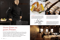 Gutes Essen zu guten Preisen