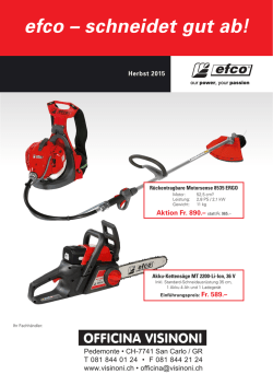 efco &ndash; schneidet gut ab!