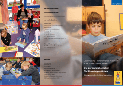 Die Vorlesebibliotheken für Kindertagesstätten