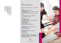 Ein Beruf f&uuml;r mich?! Pastor / Pastorin werden!