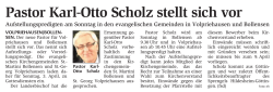 Pastor Karl-Otto Scholz stellt sich vor