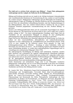 Eine Genealogie der Bildungsideale in kritischer Hinsicht &ndash; Eugen