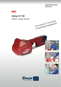 Einfach in jeder Hinsicht Cyklop CLT 100