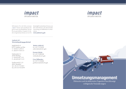impact-Software Broschüre