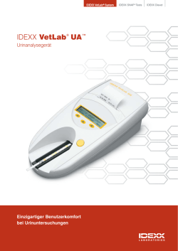 IDEXX VetLab&reg; UA