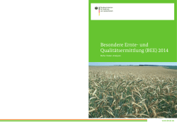 Besondere Ernte- und Qualitätsermittlung (BEE