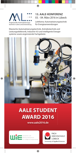 Call for AALE Student Award