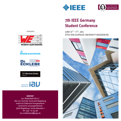 7th IEEE Germany Student Conference
