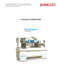 Colchester STUDENT 2500