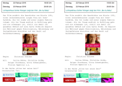 In der Reihe &bdquo;Alles hat seine Zeit&ldquo; veranstaltet von: Der Film erz&auml;hlt