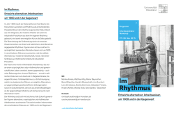 Im Rhythmus - Universit&auml;t Konstanz