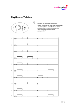 Rhythmus-Telefon