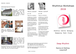 Rhythmus Workshops