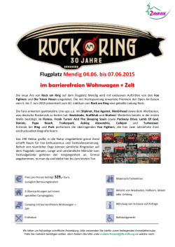 Rock am Ring - Gemeinnützige Zuhause Mobil GmbH
