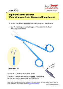 Bipolare Scheren - Buehler-Instrumente Medizintechnik GmbH