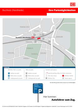 Ihre Parkm&ouml;glichkeiten Autofahrer zum Zug.