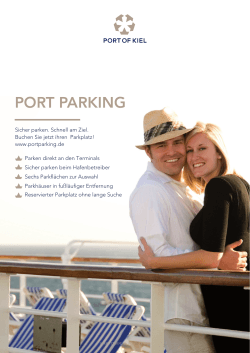 Port Parking - Sicher parken schnell am Ziel